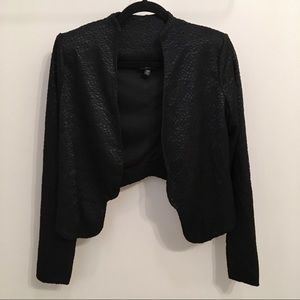 Black Jacket with Shoulder Pads